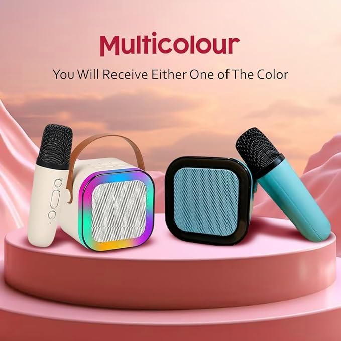 RGB Bluetooth Karaoke Speaker with Microphone