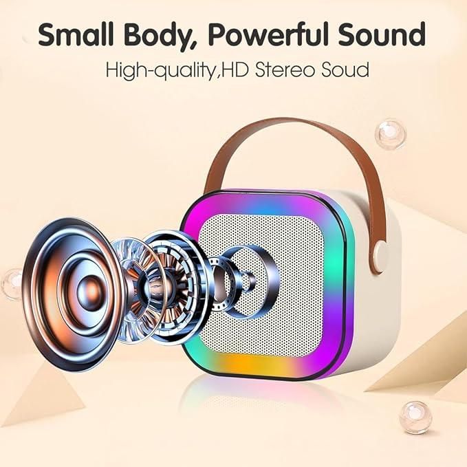 RGB Bluetooth Karaoke Speaker with Microphone