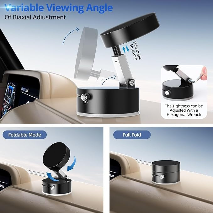 MagGrip Pro—Vacuum Magnetic Suction Phone Holder